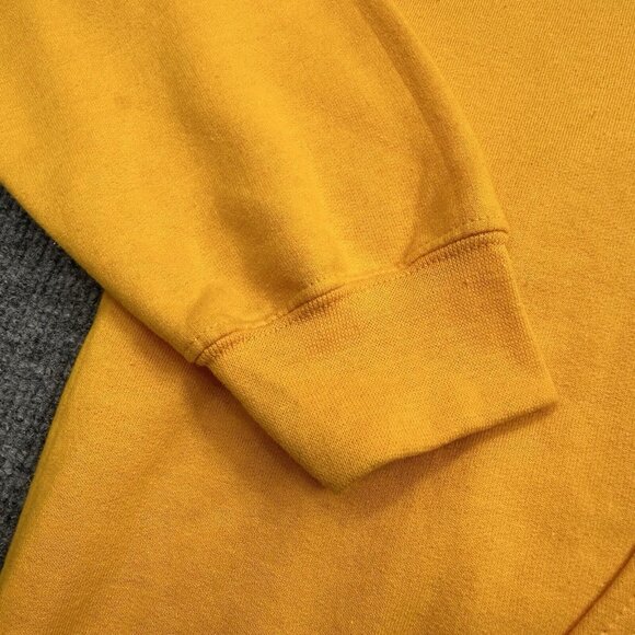 Civil Regime Hoodie Men Large Yellow Pullover Hooded Sweatshirt - Picture 5 of 10